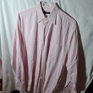 Windsor Men's Pink Pinstripe Dress Shirt (Can153)